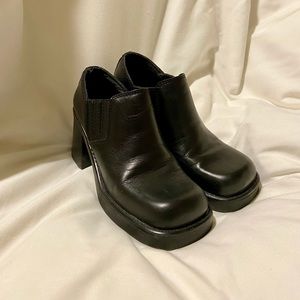 Mia Black Chunky Heels